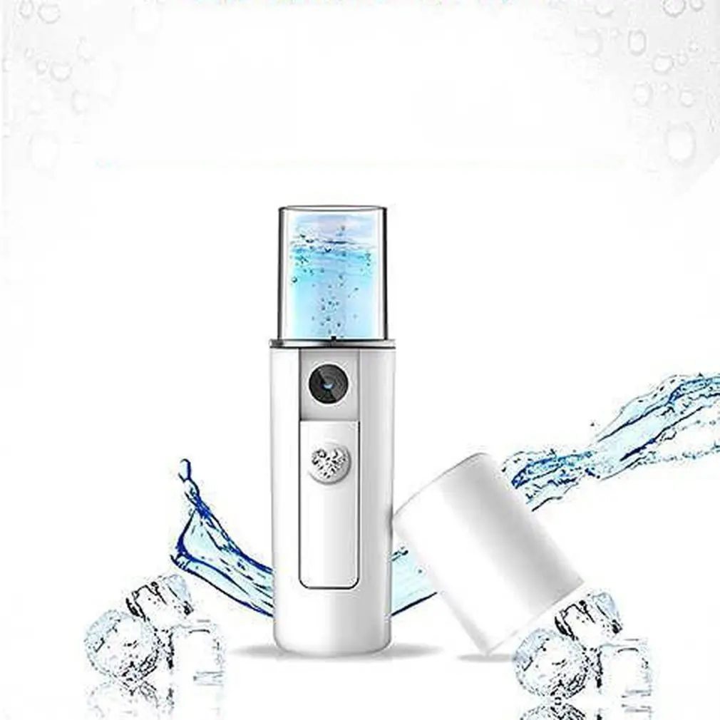

Water Meter Usb Charging Nano Spray Steam Face Handheld Hand Humidifier Cold Spray Beauty Instrument