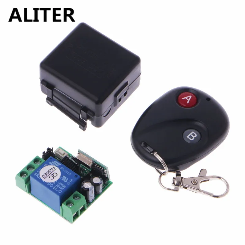 

ALITER DC 12V 10A Wireless Remote Control Switch 315MHz Transmitter with Receiver Module
