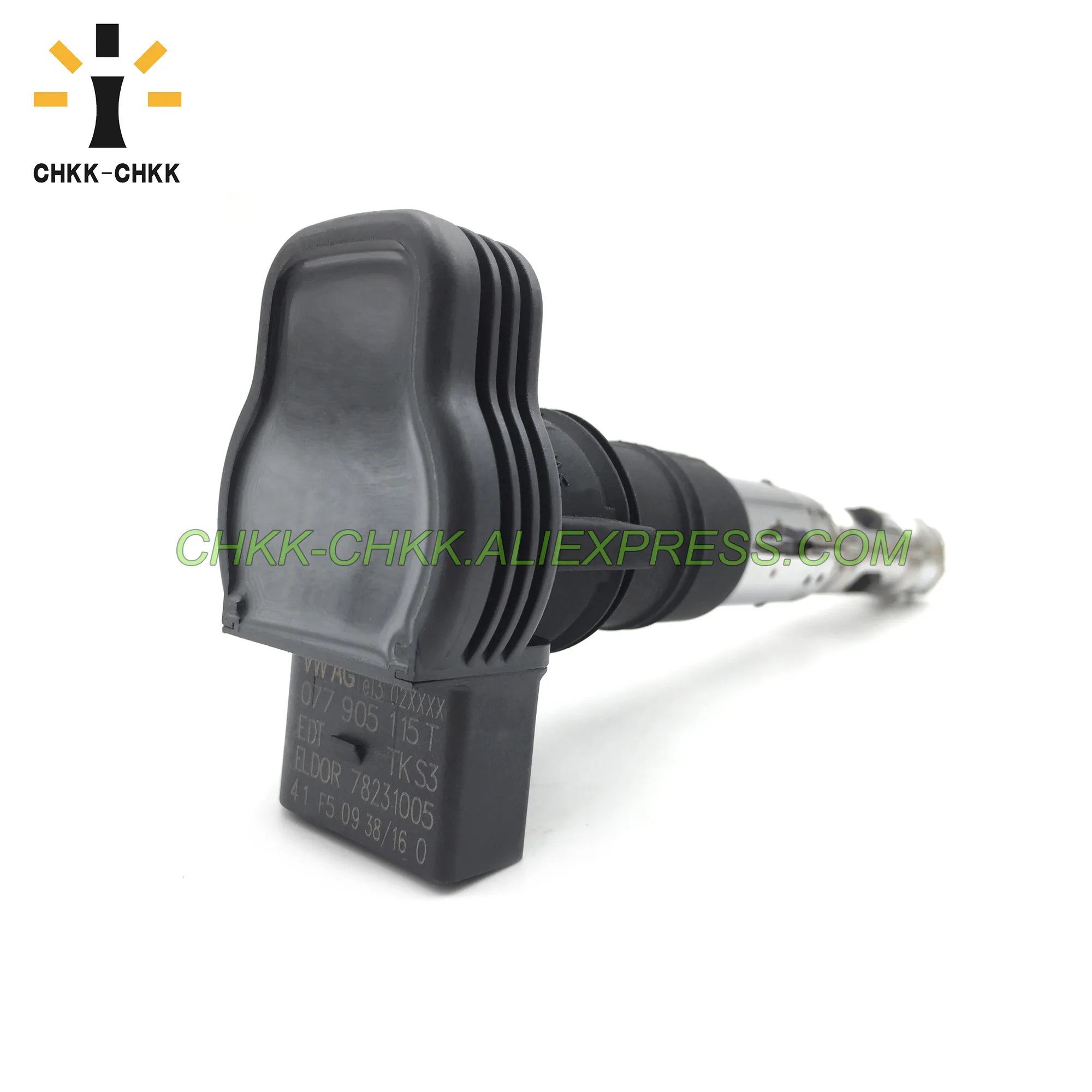 CHKK новая катушка зажигания OEM 077905115T для Volkswagen Audi MK5 G * TI Passat Eos Tiguan|Катушка