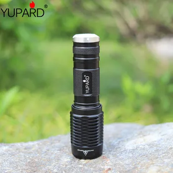 

YUPARD Super Bright XM-L2 LED Stepless Dimming zoom flashlight torch T6 LED torch For 1x18650 or 3xAAA rechargeable battery