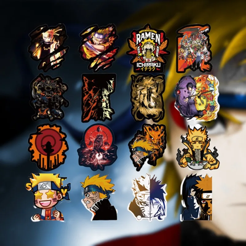 100 шт./компл. классические аниме стикеры NARUTO для ноутбука PC скейтборд велосипеда, автомобиля мотоцикла DIY игрушечная Аппликация стикер