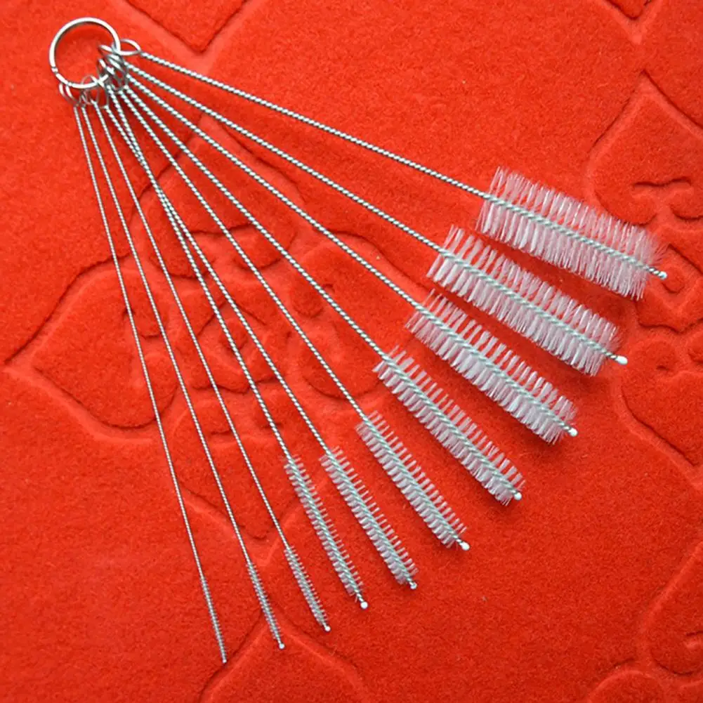 Buy LanLan 10pcs Nylon Tube Brushes Straw Set Pipe