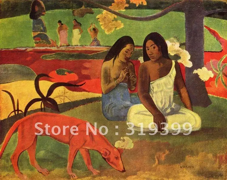 

Oil Painting Reproduction,Arearea (Happiness) by paul gauguin ,Free Shipping via FeDex or DHL,100% handmade,oil paintings