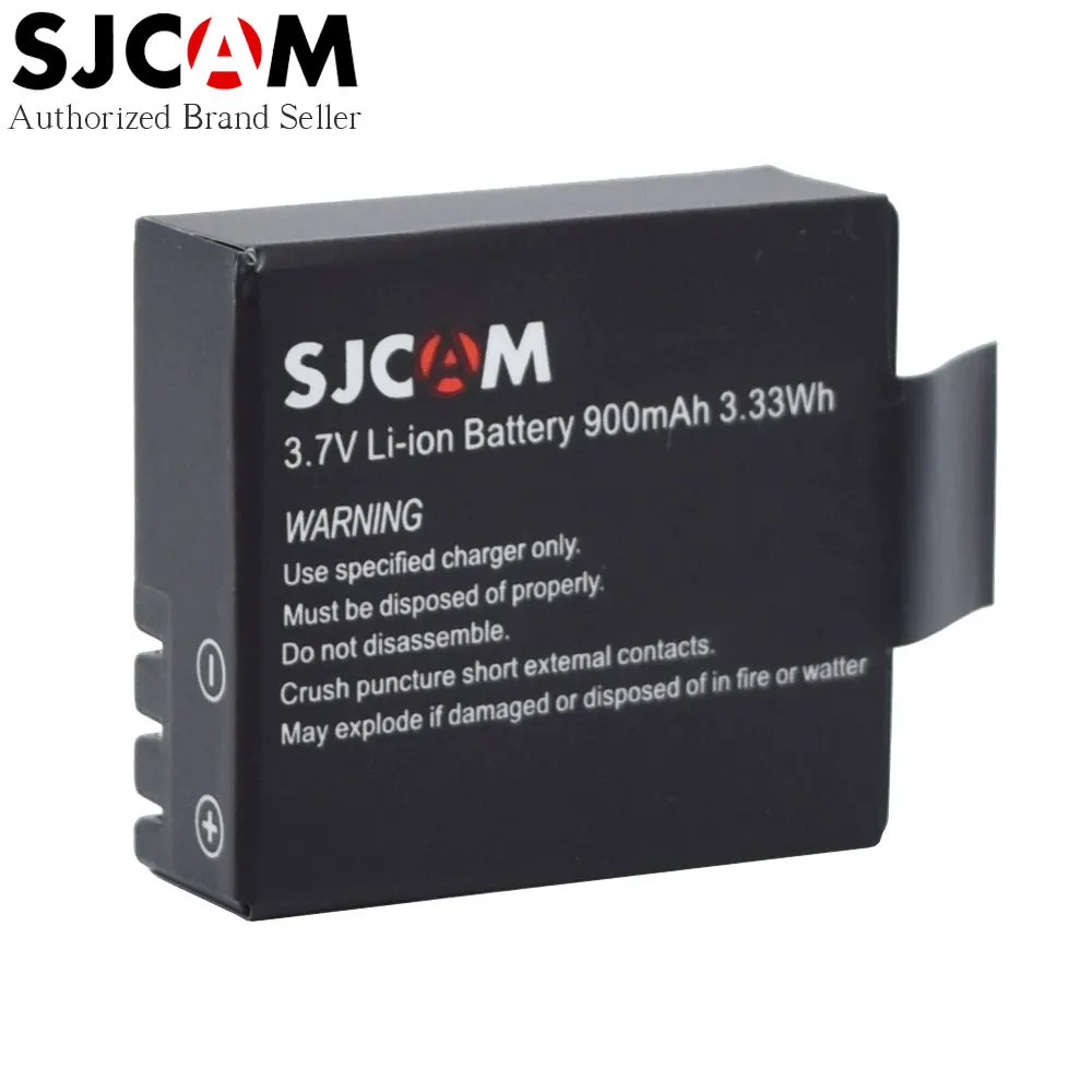 Original SJCAM Accessories 3 7V 900mAh Rechargeable Li ion Battery for SJ4000 SJ5000 Wifi SJ M10