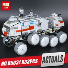 LEPIN 05031 933Pcs Star Clone set Turbo model Tank 75151 Building Blocks Compatible with 75151 Boys War Toy for children Gift