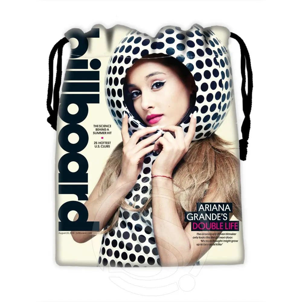 H P607 Custom Ariana Grande 4 drawstring bags for mobile phone tablet PC packaging Gift Bags18X22cm