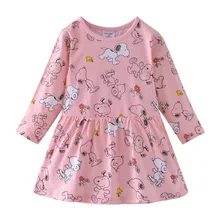 Платье для девочек с аппликацией в виде животных; платье принцессы с длинными рукавами; Детский костюм; Robe Fille; Детские праздничные платья; одежда для маленьких девочек