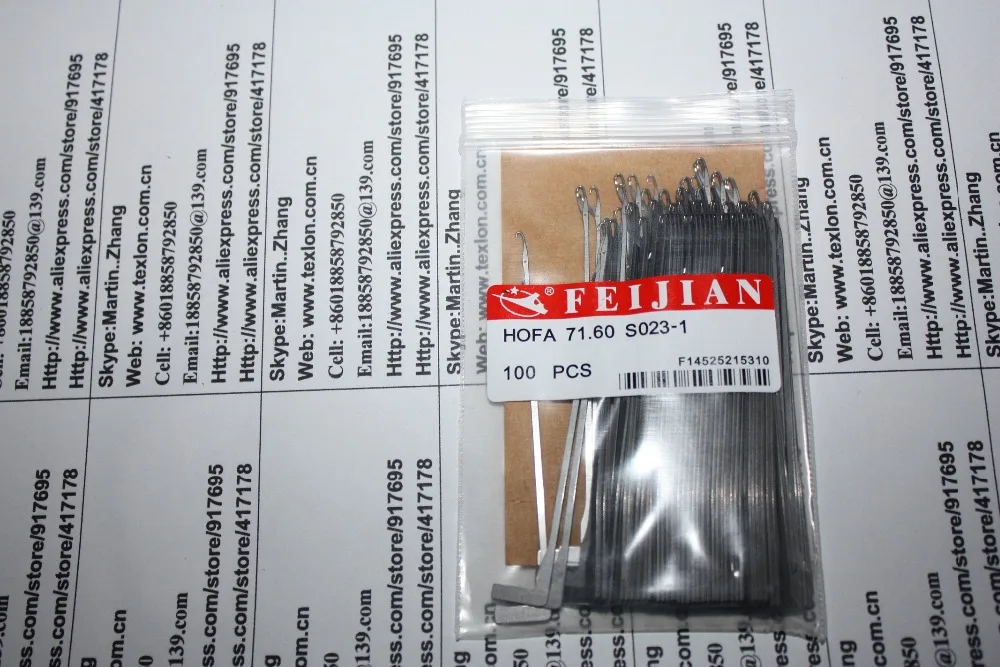 

Single Cylinder Hosiery Use Needles HOFA 71.60 S023-1 / HOFA 71.60 S023-2 / HOFA 71.60 S023-3 / HOFA 71.60 S023-4
