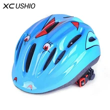 Children Bicycle Helmet High Density PC Cartoon Non Integrally Molded Helmet Ultralight Ciclismo Kid Cycling Helmet Protector