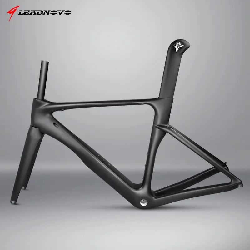 

Customized 2019 newly carbon road frame carbon fibre racing bicycle frame UD glossy matte BB68 BB30 for DI2 Mechanical frame