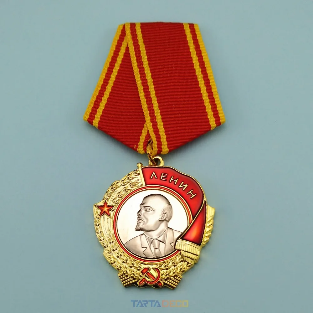 Советский Ленинский орден Красный баннер значки КЦХП СССР военный медаль с лентой