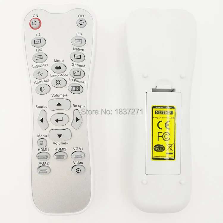 ELECTRON SELLER Generic Replacement Projector Remote Control Fit for optoma HD33 BR-3060B HD25 HD25-LV BR-3037B HD70 HD65 HD640 BR-3028B HD71 HD710 BR-3040B Projector 365 Days Warranty 