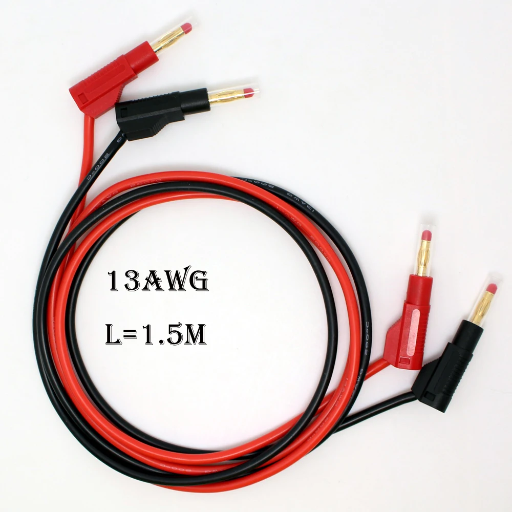 TL470G 1500 мм высокогибкие силиконовые испытательные выводы с 32A 600 в выдвижной Штабелируемый 4 банановый штекер