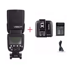 Godox V860II-N I-TTL HSS 2.4G Wireless Build-In Transceiver Flash + X1T-N Trigger For Nikon with charger