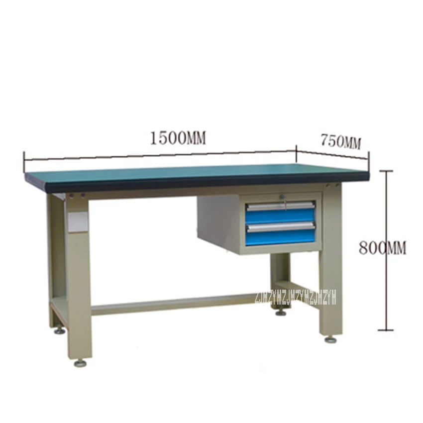 QG-GZT003 Heavy Workshop Benchwork Table Workbench Antistatic Operating Platform Stainless Steel Test Maintenance Workbench