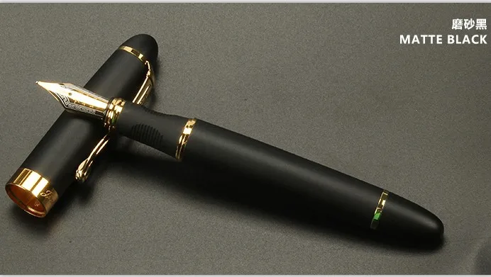 L Jinhao X450 Роскошная красная с черной линией перьевая ручка высокого качества металлические чернильные ручки для офисных принадлежностей школьные принадлежности - Цвет: L