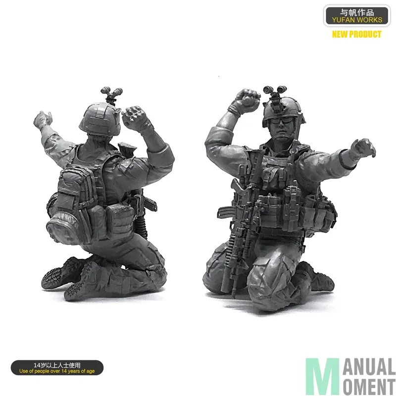 Высокое качества миниатюрный 1/35 ВМС США Seal Commando гренадер отдельного солдата