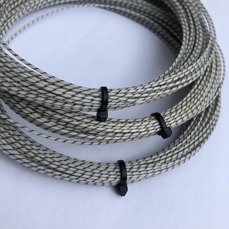 

1 pc ZARSIA TAIWAN Made Elastic Nylon tennis strings 1.30mm tennis racket string new player 12M/PC