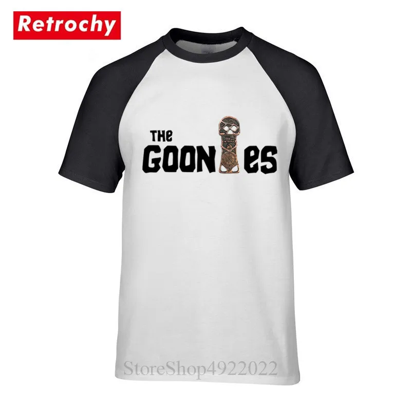 

Classic Movies The Goonies T-Shirt Men's Creative Design Movie Title With Copper Key T Shirts Hipster Printed Adult Brand Tshirt