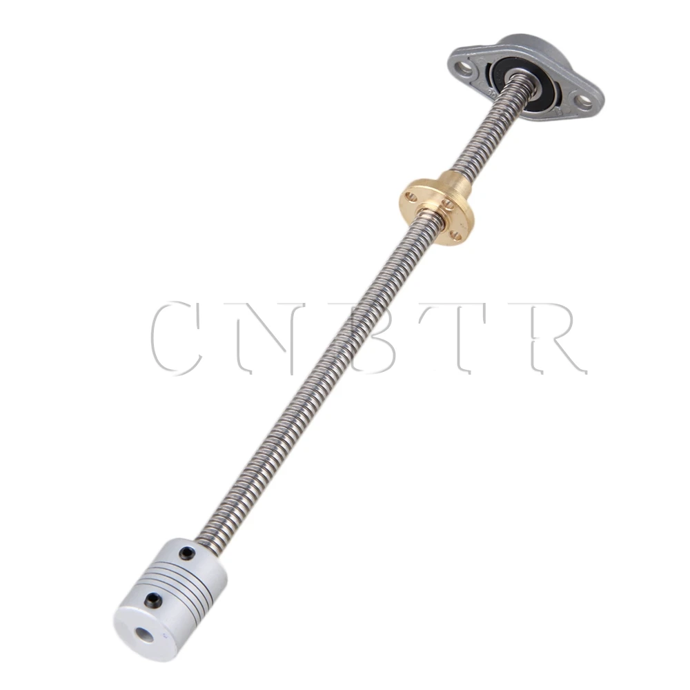 

CNBTR Vertical 0.2cm Lead 20cm Lead Screw Bearing Block Stepper Coupler Set