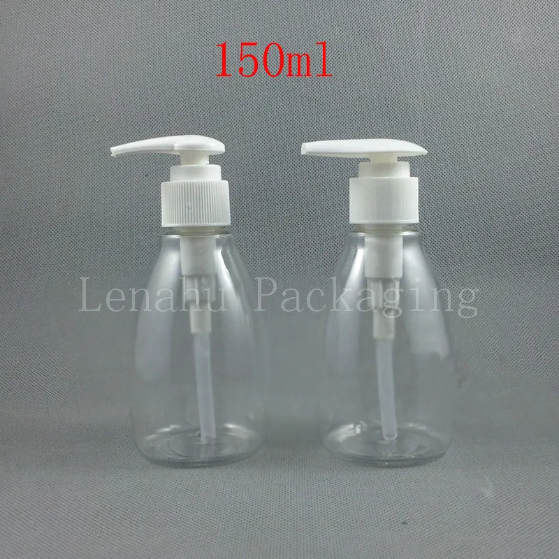 

Wholesale 150ml Transparent Pressure Bottle Mouth,150cc Emulsion /Shampoo/Cleaning Cream Packaging Container