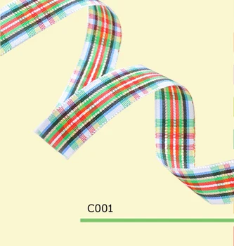 

100yards/roll 5/8 Inch(15mm) England Decorative Plaid Ribbon