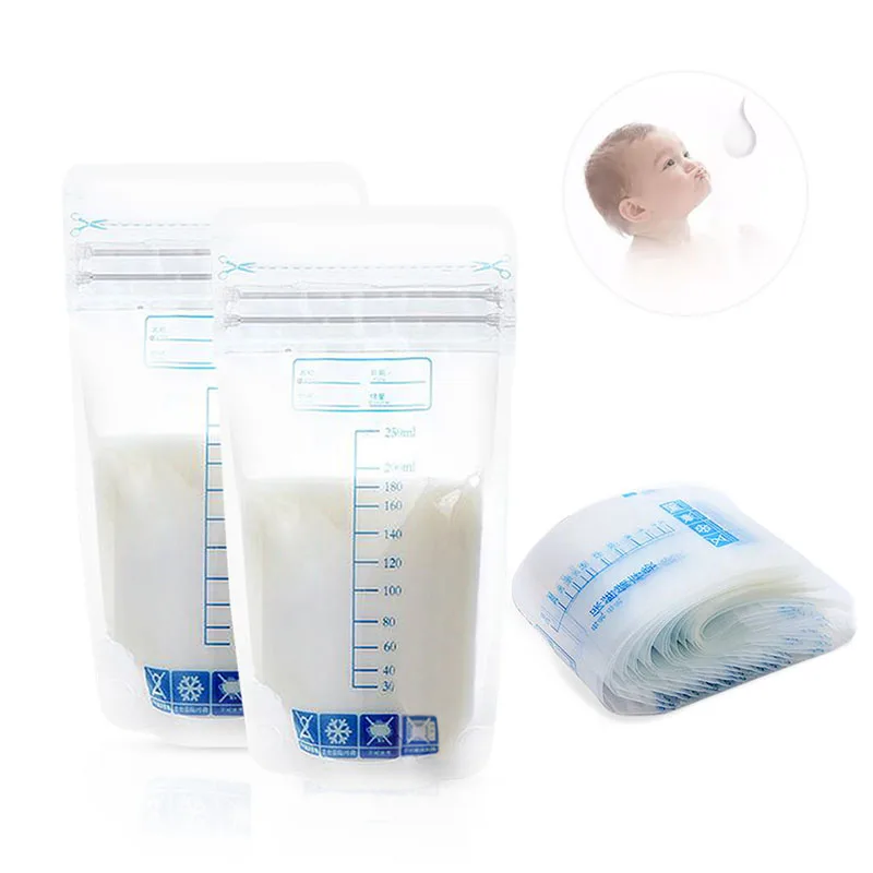 Хорошая герметизация 30 шт./компл. Детские Еда хранения грудного для хранения молока 250 мл BPA Free морозильник чистый здорового ребенка подающий мешок сохраняет свежесть
