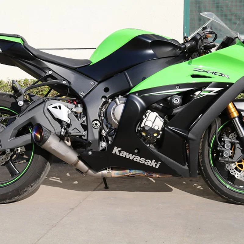 MOKALI заказной титановый выхлоп для KAWASAKI ZX10R года 2011 до 2015 глушитель Kawasaki zx10r|titanium