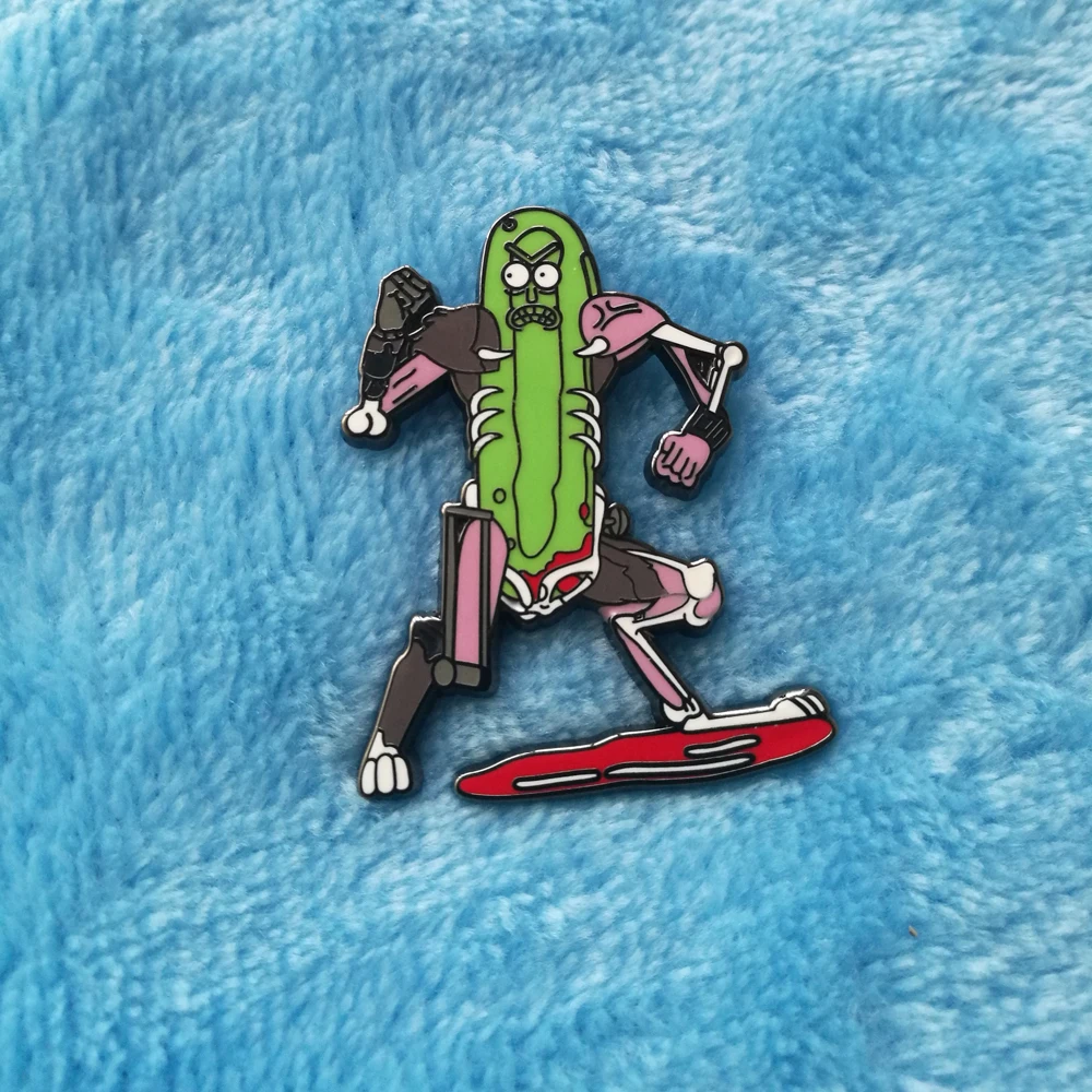 

Pickle Rick Lapel Hat Pin Morty