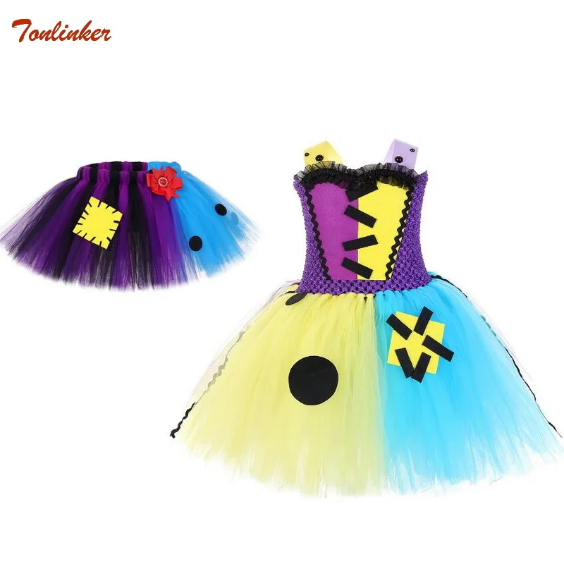 

Christmas Costume For Kids Girls Fancy Dress Maid Lolita Cosplay Carnival Halloween Costume Outfits Set With Skirts 2-8 Years