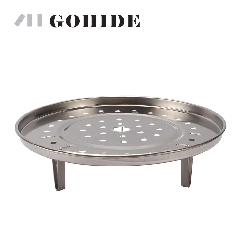 GUHD 1pc of Stainless Steel Kitchen Catering Steaming Plate Rack Cell