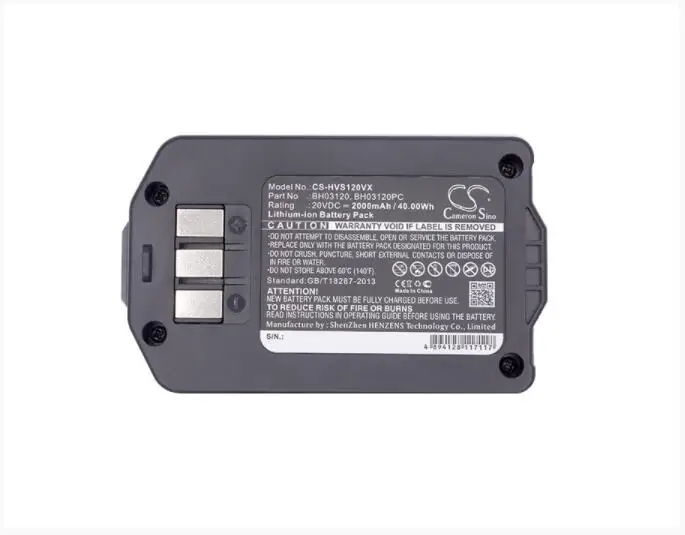 Cameron Sino 2000mah Battery For Hoover Air Cordless 2in1 Deluxe