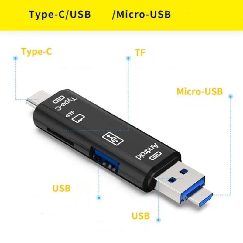 1 шт. устройство для чтения карт SD TF Micro Usb 3 1|Адаптеры Type-C| |