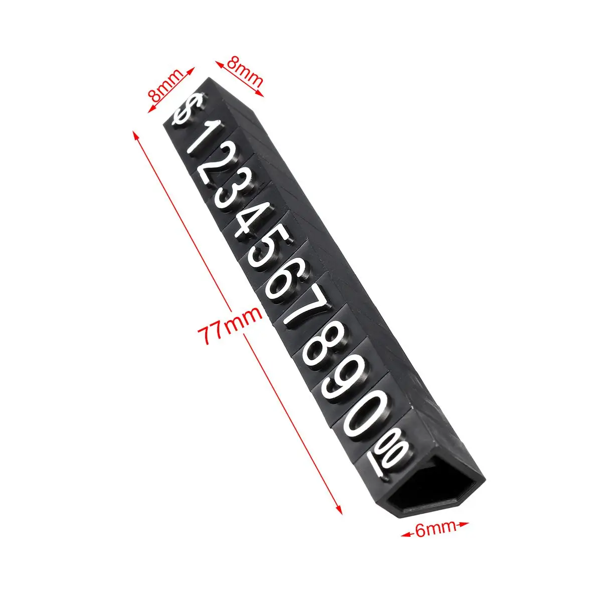 30 шт. ценник доллар кубики с цифрами монтажные блоки палка комбинированный номер значка знак часы ювелирные изделия Цена дисплей стенд