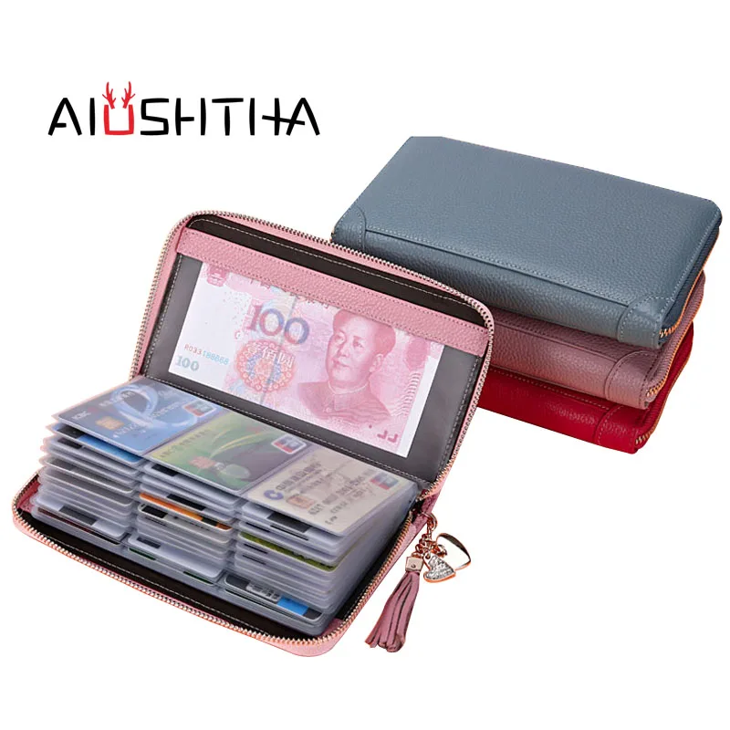 

genuine leather credit card holder women bank credit cards wallet id cardholder porte carte tarjetero kaarthouder pasjes houder