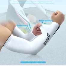 1 пара дышащая быстросохнущая Защита от ультрафиолетовых лучей рукава для бега баскетбольные налокотники для фитнеса рукавицы спортивные велосипедные M/L/XL/XXL