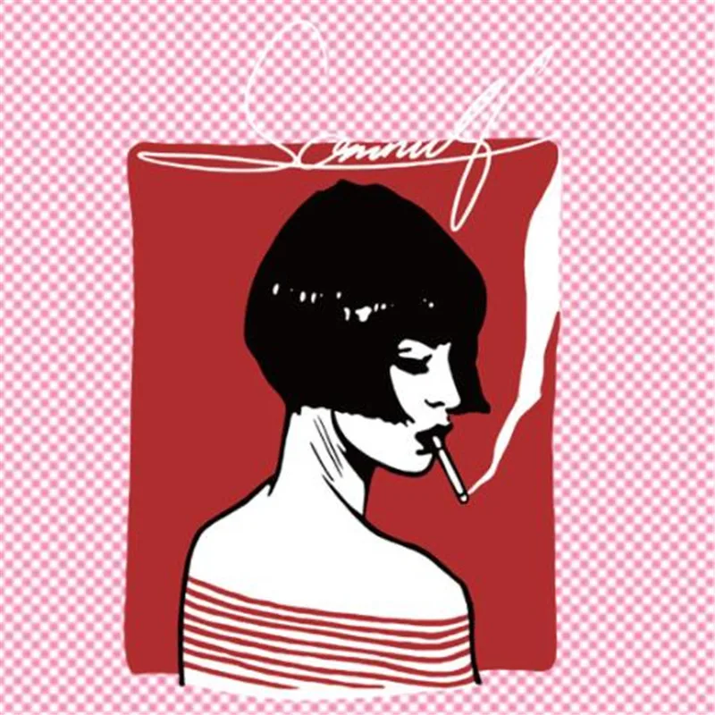 

Fashion Street Icon Women Men Clothes 250mm Smoking Iron on transfer Printing Patches for clothing T-shirt Patch Diy 3D Stickers