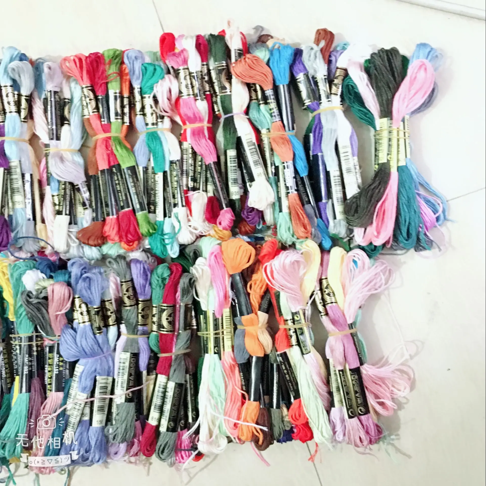 

Stock selling Mixed 10 dmc cxc Colors Threads Line Polyester Cross Stitch Embroidery Thread Floss Sewing hread Line For DIY