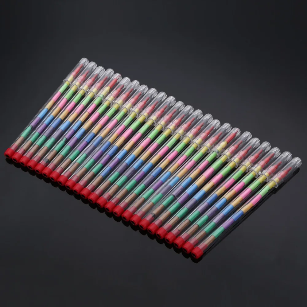 

24pcs Kids Swap Point Crayons Pencils Colorful Paninting Crayons for Party Drawing Pen Child Kids DIY Party Gifts