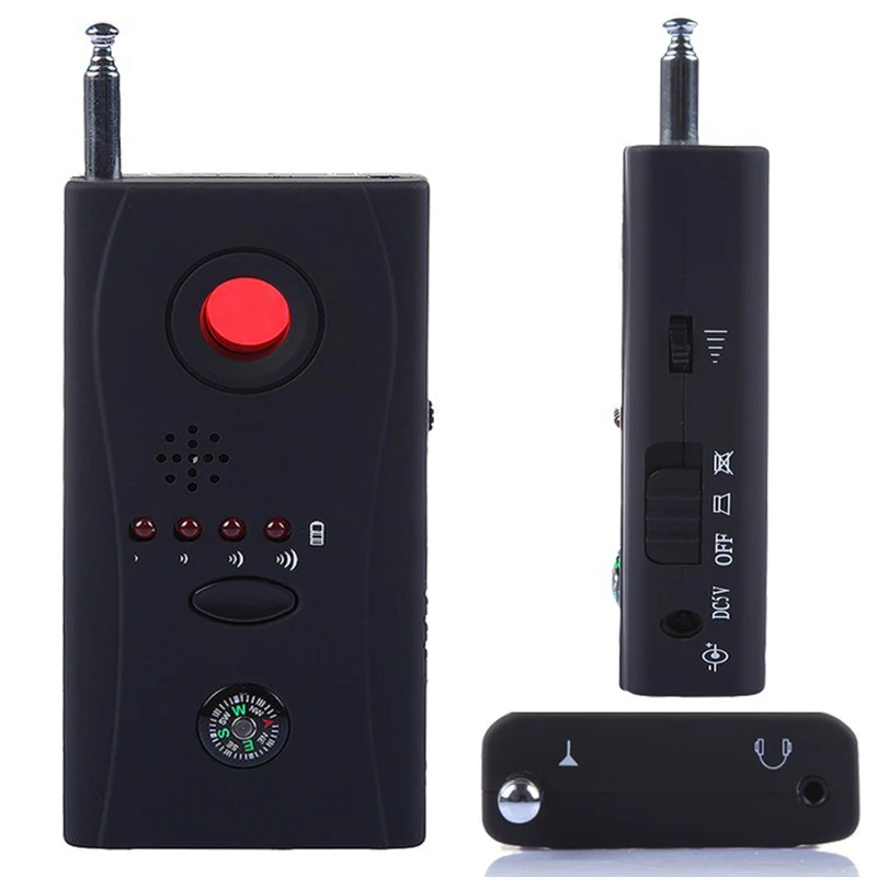 New Anti Spy Full-Range Detector For Signal Bug RF Detector Camera Laser Lens GSM Device Finder CS001