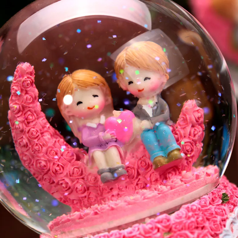 music box rotating couples