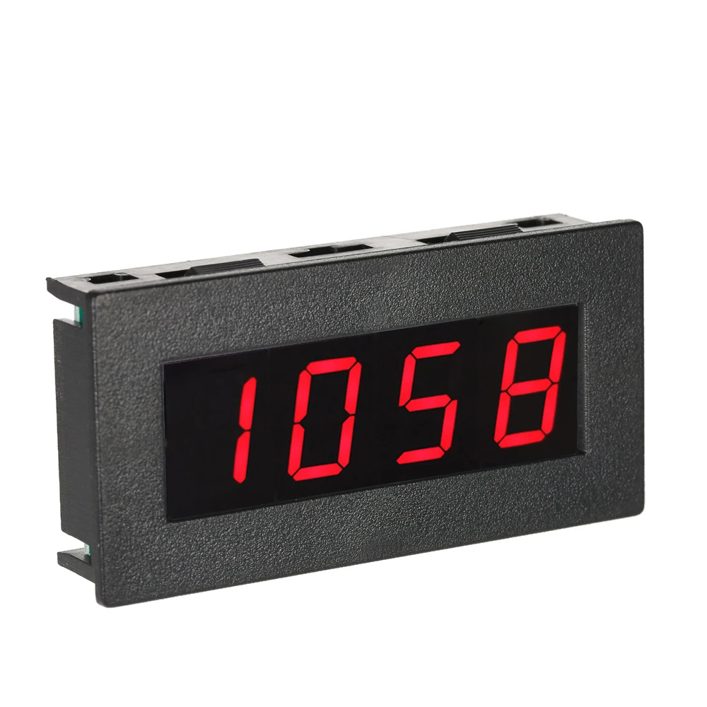 

High Precision Digital Frequency Tachometer 0.56" 4 LED DC 8-15V Car Motor Speed Meter RPM velocity Tester 5-9999R/M tacometro