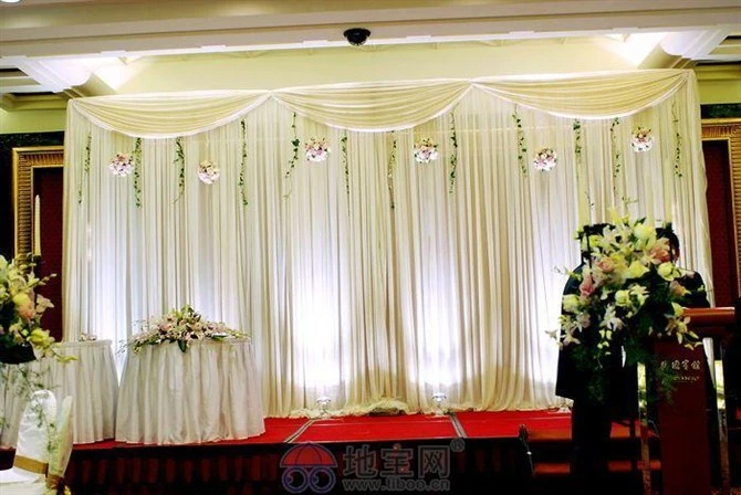 The Wedding Arrangement Pure White 3mx6m Stage Curtain Background Wedding  Stage Backdrop Marriage Backdrop - Party Backdrops - AliExpress