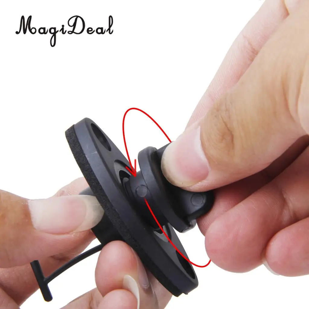 MagiDeal High Quality 1Pair Thread Drain Plug Bung With Screws for Dinghy Kayak Canoes Rowing Boat Surfing Water Sport Accessory