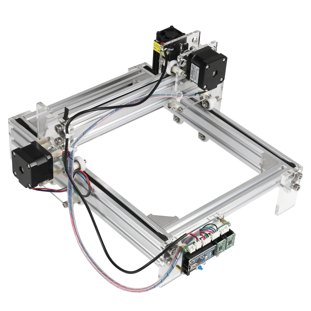 CNC DIY лазерный гравер машина 500 МВт/2500 мвт/5500 МВт 20*17 см рабочая зона мини Настольный станок деревянный маршрутизатор для хобби игрушки