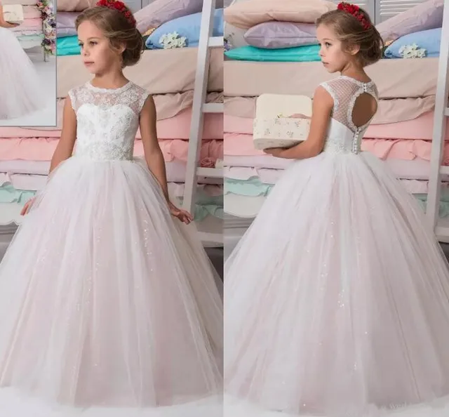 sparkly lace beaded ball gown 2017 flower girl dresses crew vintage flower girl dresses size 16
