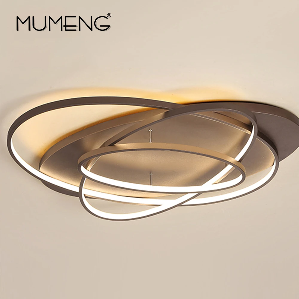 

Round Circel Rings Ceiling Lights For Living Room Bedroom Home AC85-265V Modern Led Ceiling Lamp Fixtures Lustres Aluminum light