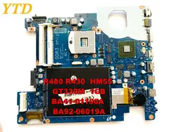 Оригинал для SAMSUNG R480 R430 материнская плата для ноутбука HM55 GT330M 1 ГБ BA41-01190A BA92-06019A испытанное хорошее Бесплатная доставка