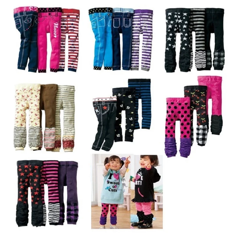 Նորաձևություն Մանկական Աղջիկներ Լեգերներ Boot Pants Բոլորը մանկական հագուստ և աքսեսուարներ Տղամարդկանց շալվար ոտքերի համար աղջիկների համար Jeans մանկական հագուստ