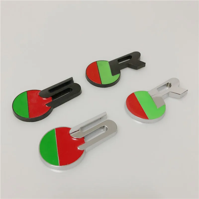 

1X 3D Metal Car Sticker Emblem Auto Badge Decal R S Logo Car Accessories